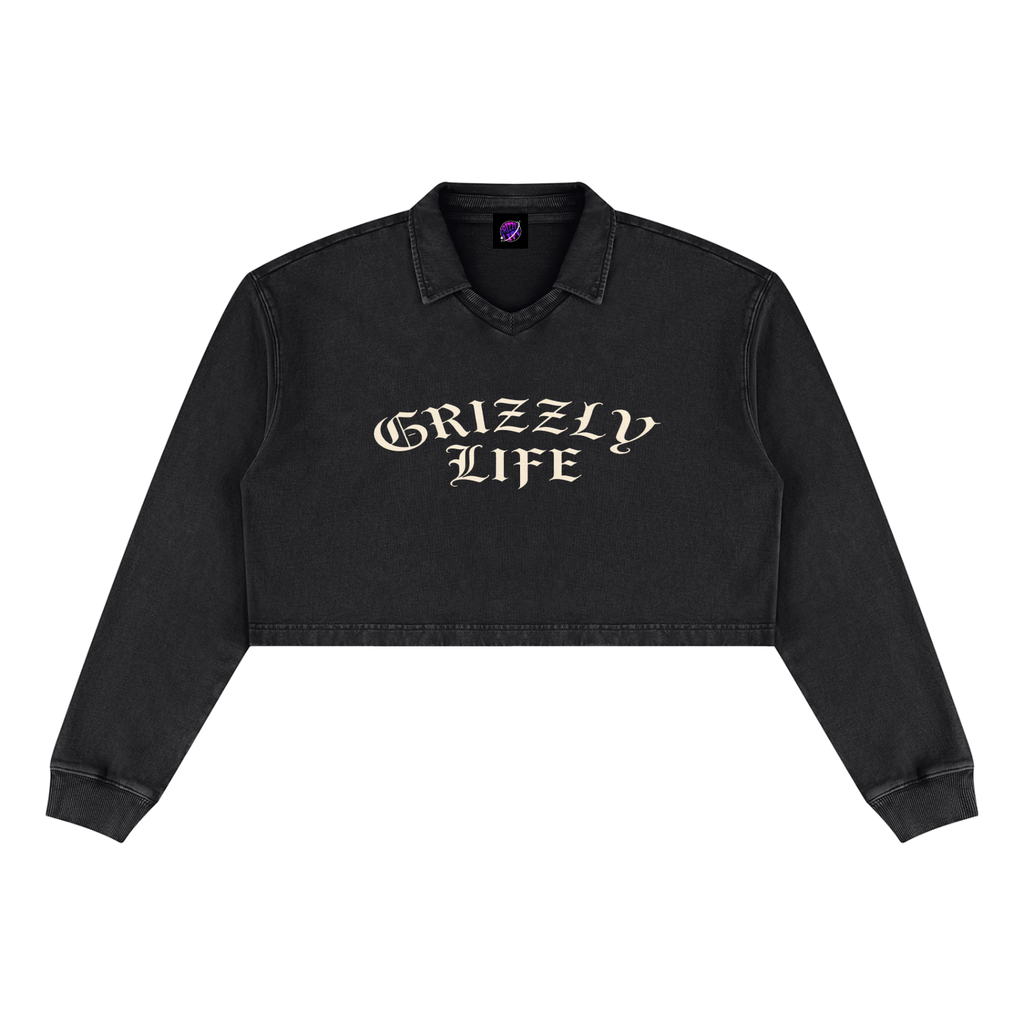 Women’s Vintage Wash Crop Sweatshirt