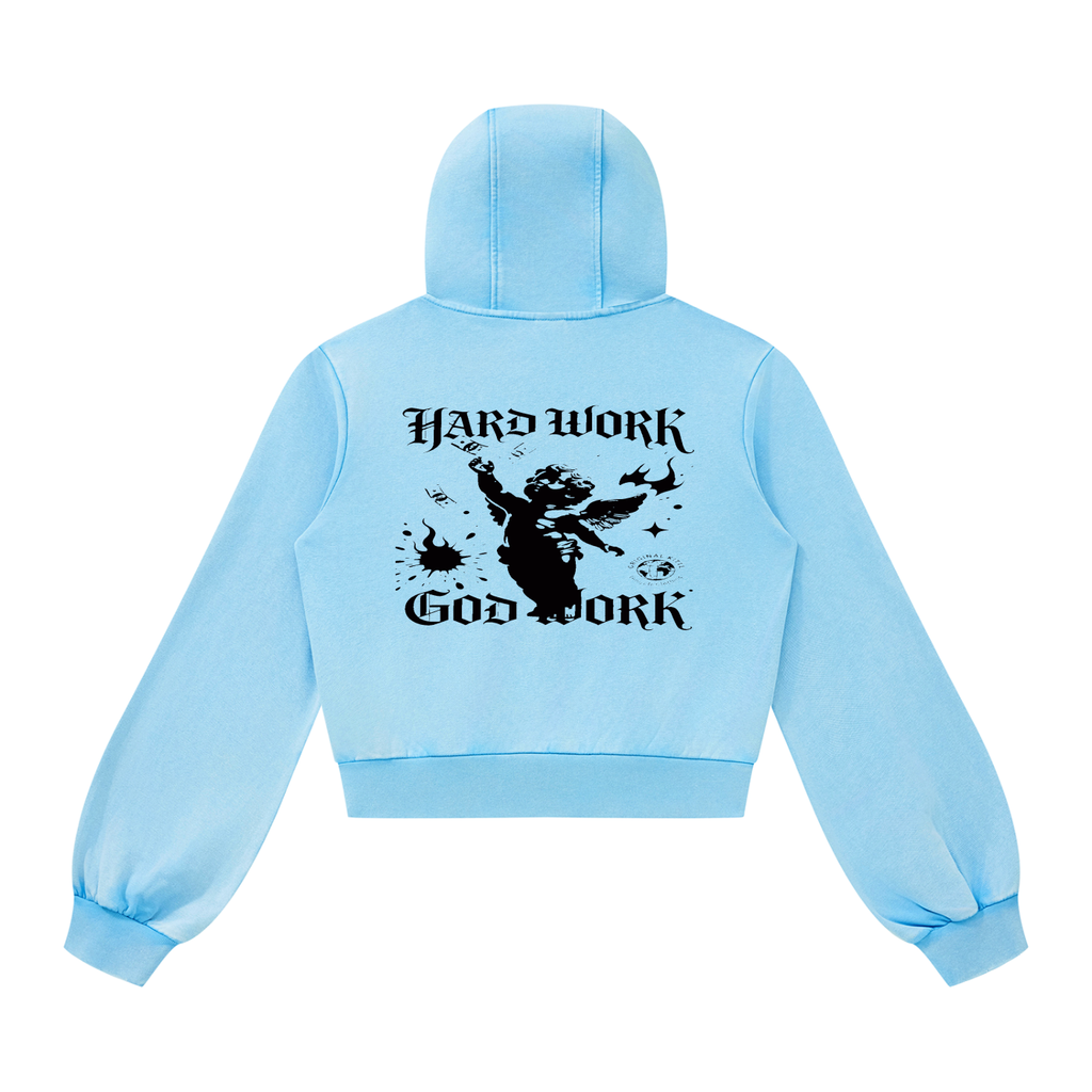 Women’s Vintage Wash Full Zip Hoodie