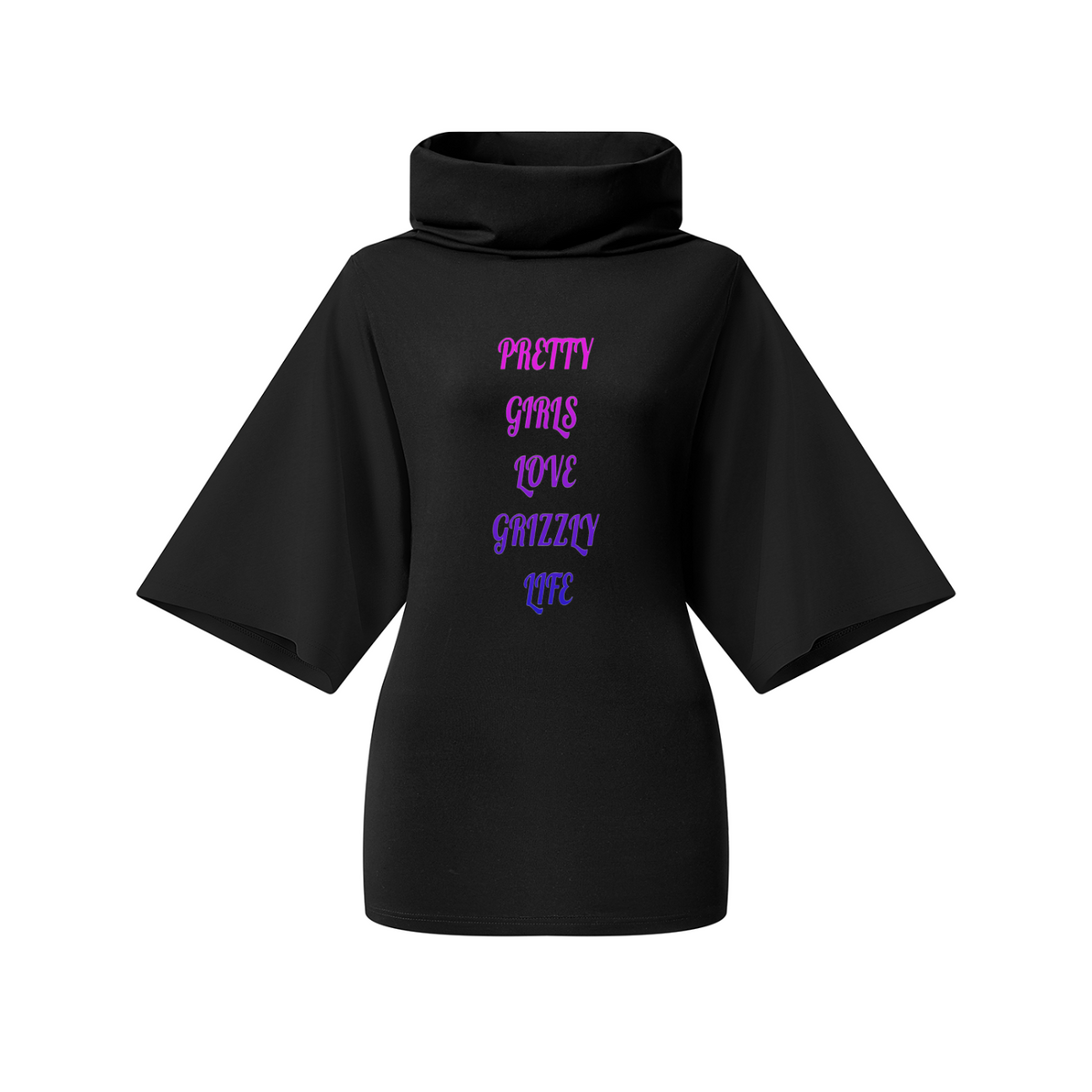 Women’s Turtleneck Batwing Dress