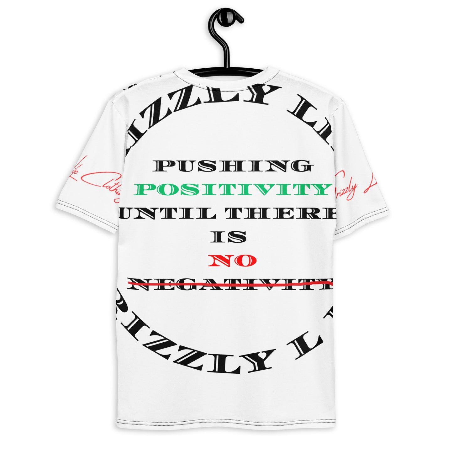 Grizzly Life "Pushin Positivity"Men's t-shirt