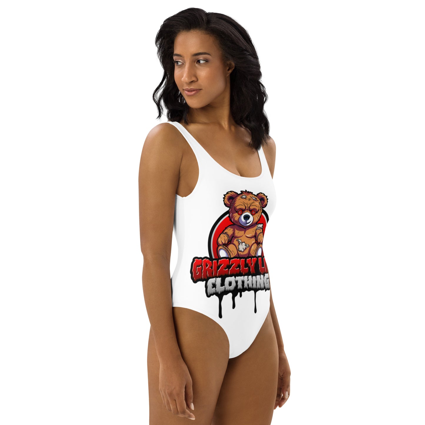 Grizzly Life Angry bear One-Piece Swimsuit