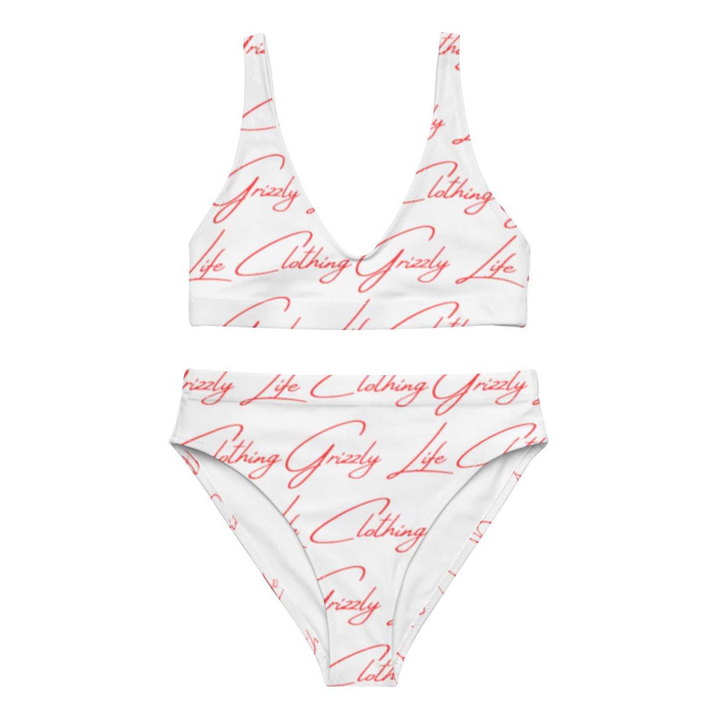 Grizzly Life high-waisted bikini