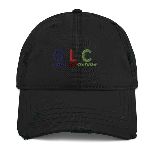 Distressed GRIZZLY LIFE LOGO Dad Hat