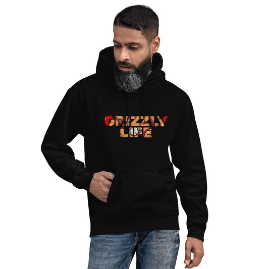 Grizzly Life Logo (background)Hoodie