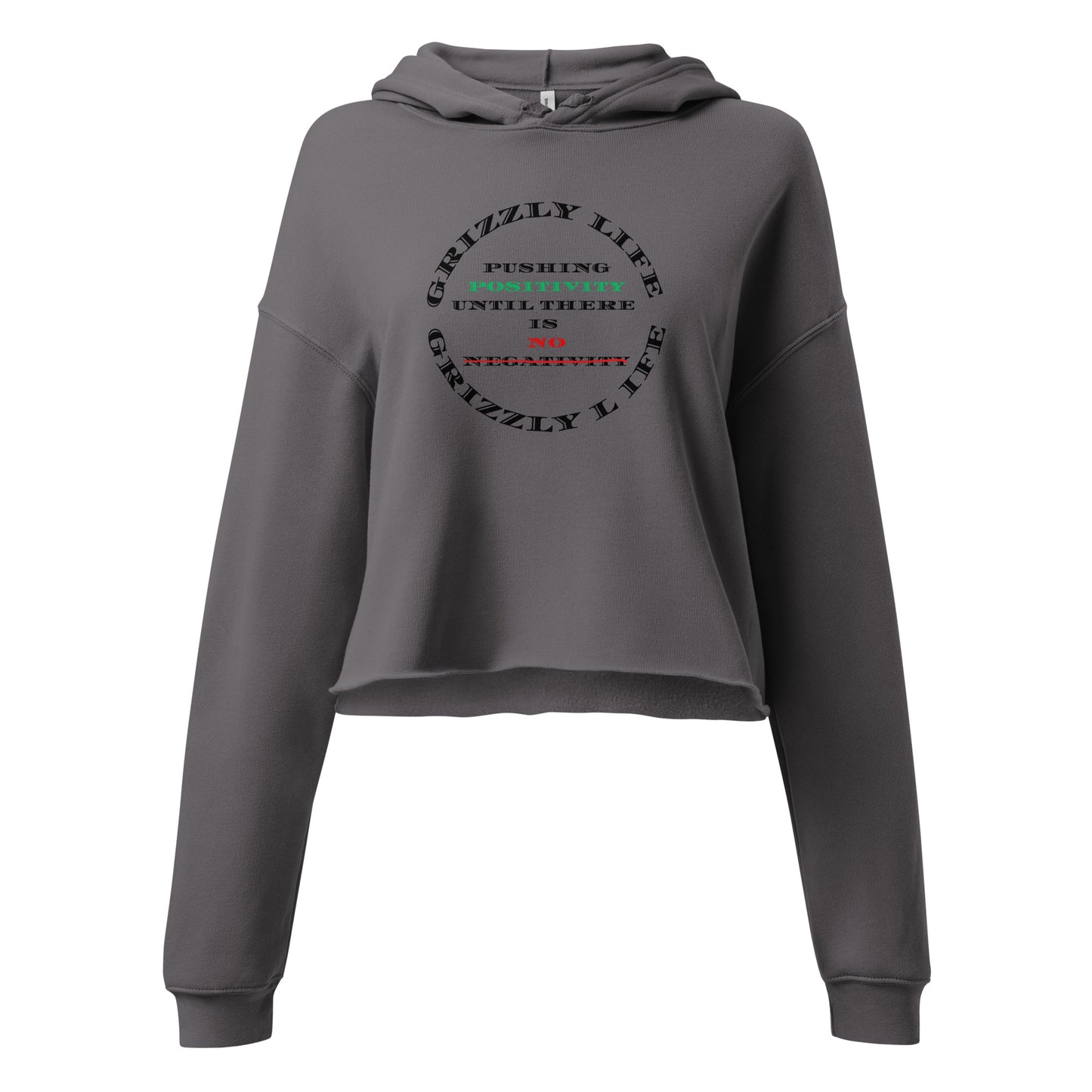 Grizzly Life Crop Hoodie