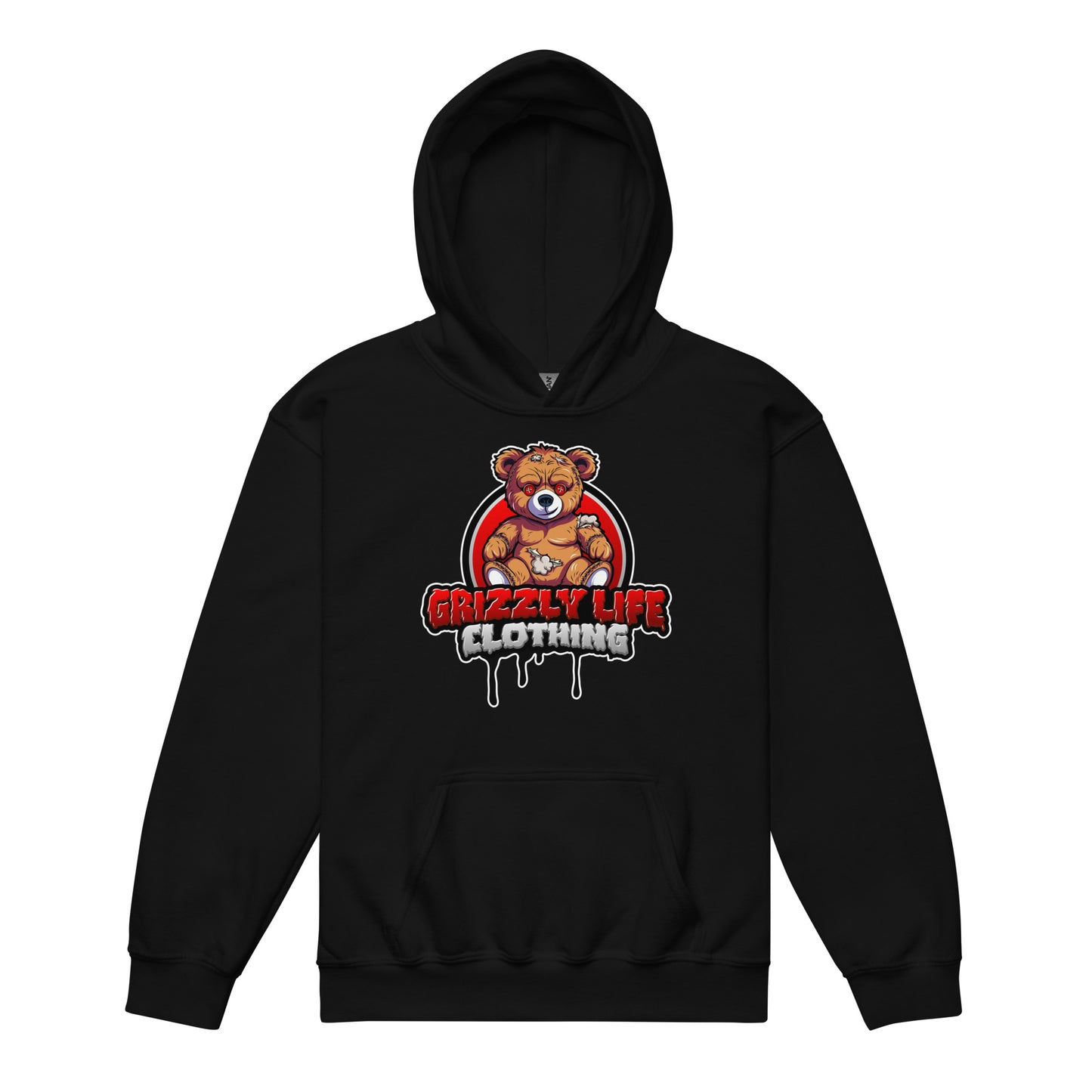 GRIZZLY LIFE "IM NEVER DOWN" Youth hoodie