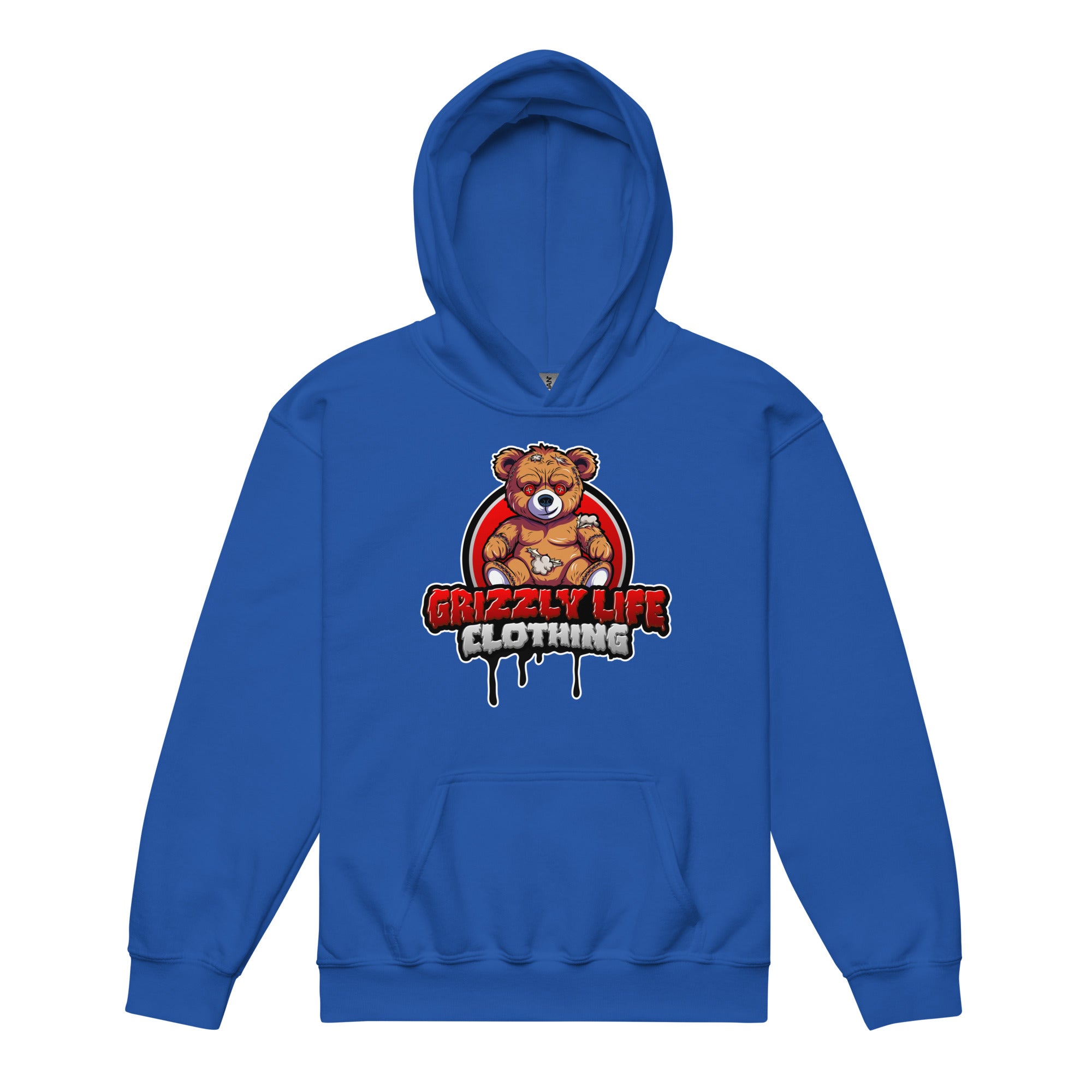 GRIZZLY LIFE "IM NEVER DOWN" Youth hoodie