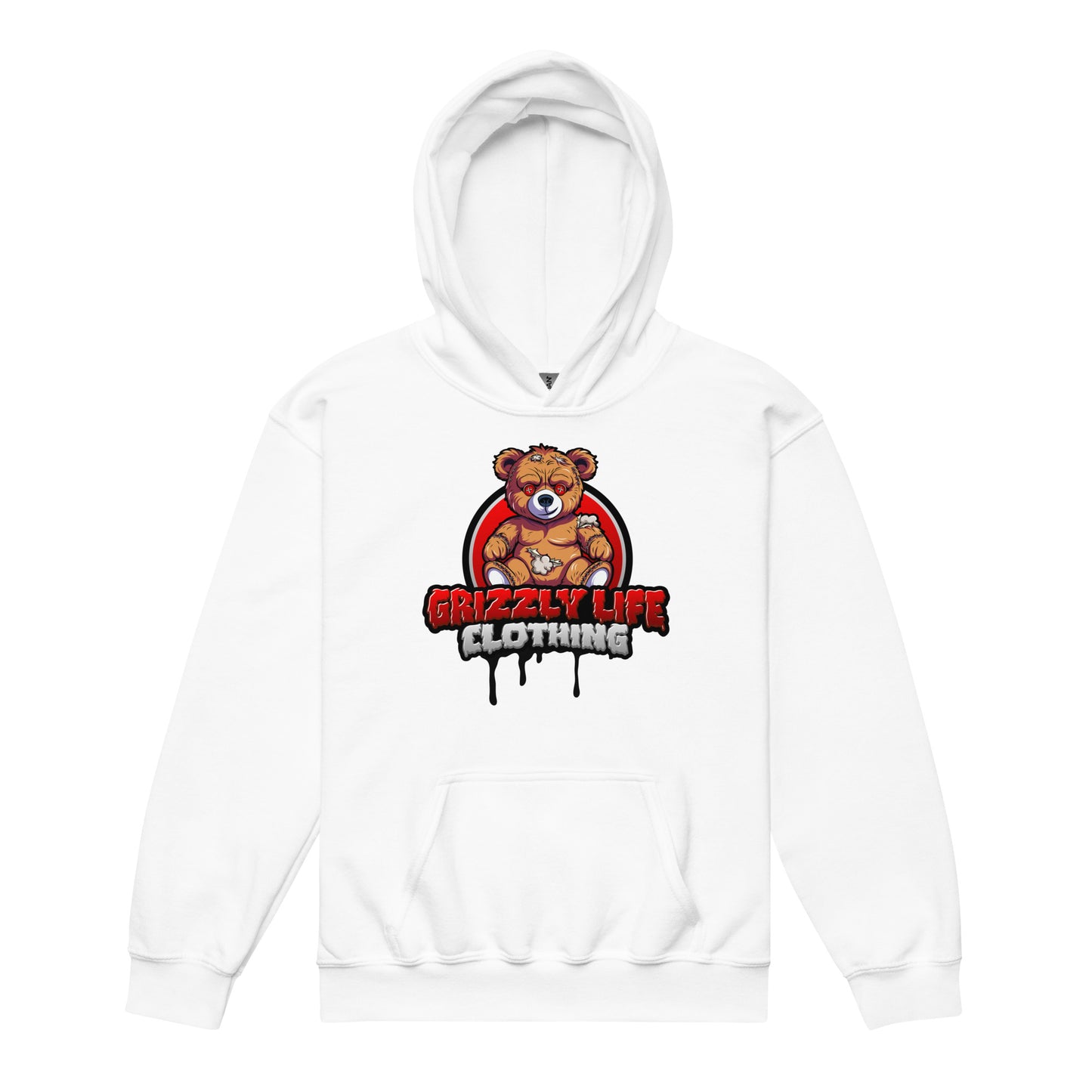 GRIZZLY LIFE "IM NEVER DOWN" Youth hoodie